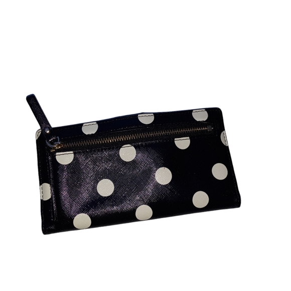 Kate Spade New York Staci Polka Dot Slim Bifold Wallet - Picture 4 of 10